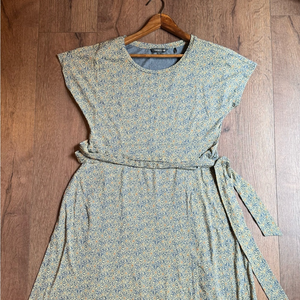 Toad&Co Floral Wrap dress organic cotton